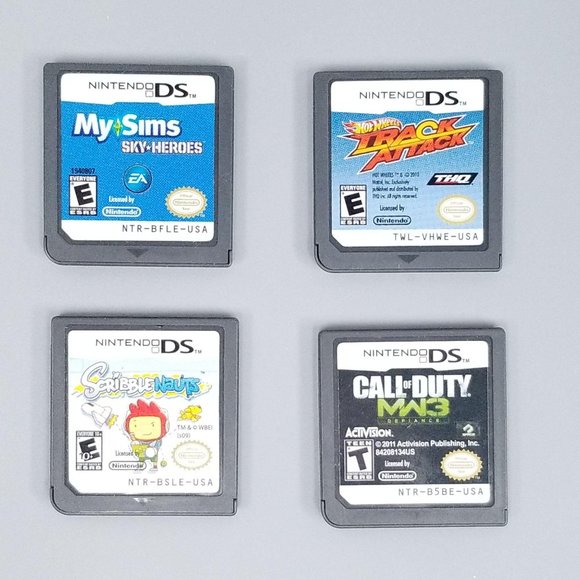 Nintendo Other - Nintendo DS COD My Sims Hot Wheels Scribblenauts